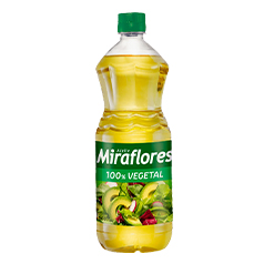 1 Aceite Miraflores Vegetal 900 cc.