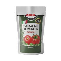 2 Salsa de Tomate Elak Italiana 200 g.