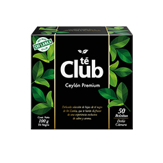 1 Té Club Negro 20 und.