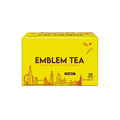 1 Té Emblem 20 Und.