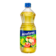 1 Aceite Miraflores Vegetal 900 cc.