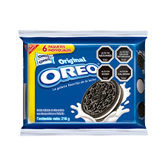 1 Galleta Oreo Regular 36 gr Six Pack 6 und.