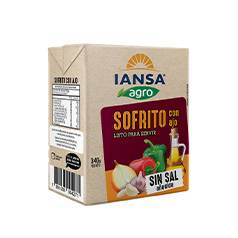 1 Sofrito con Ajo Iansa Agro 340 g.